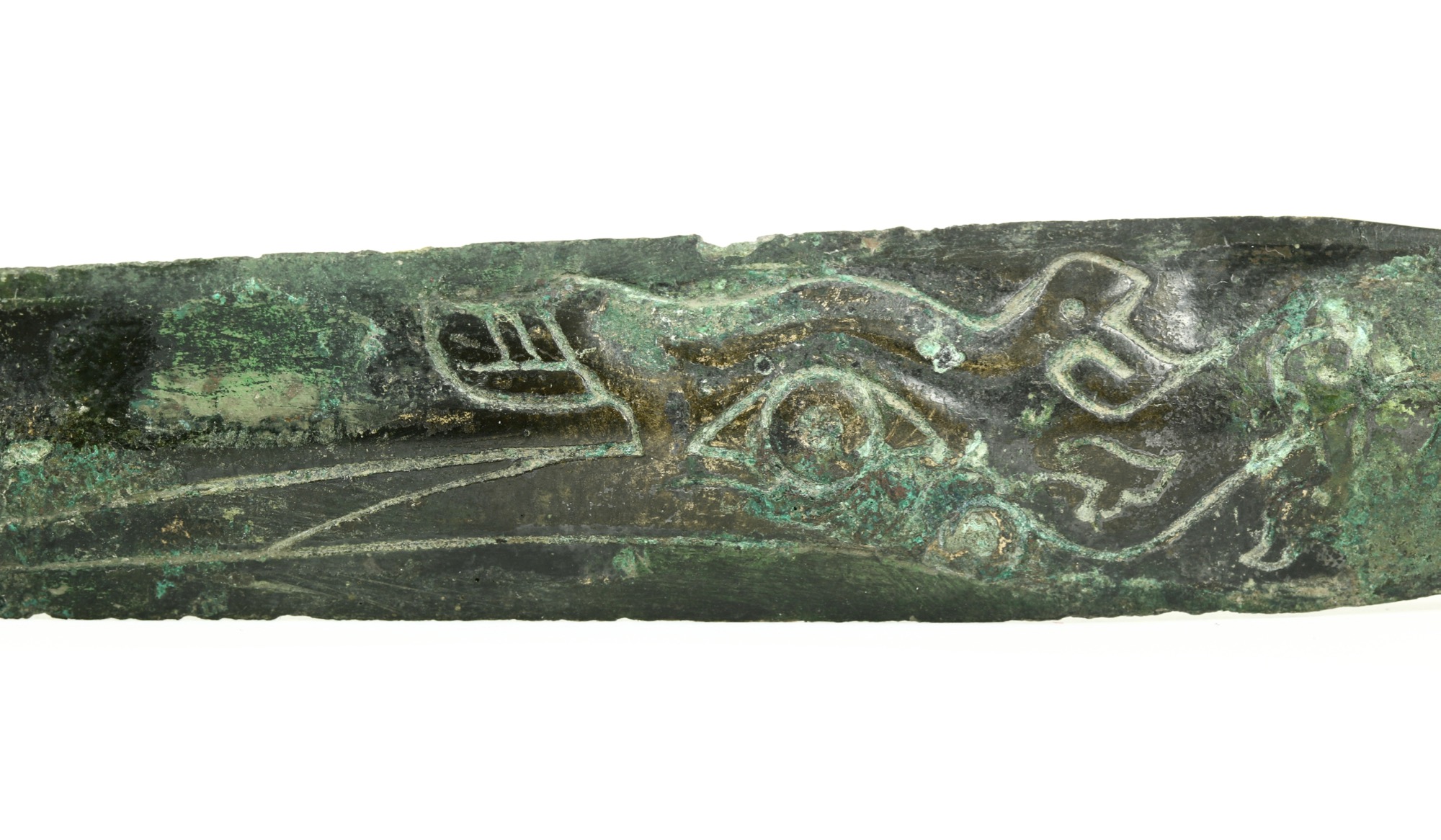 An ancient bronze dagger from the Ba-Shu culture