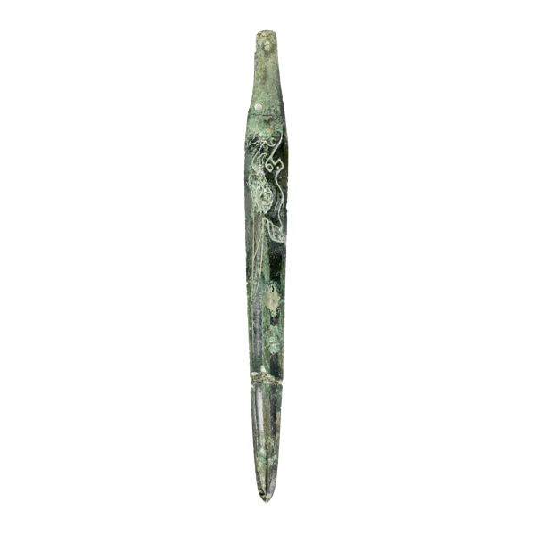 Ancient bronze Ba-Shu dagger logo