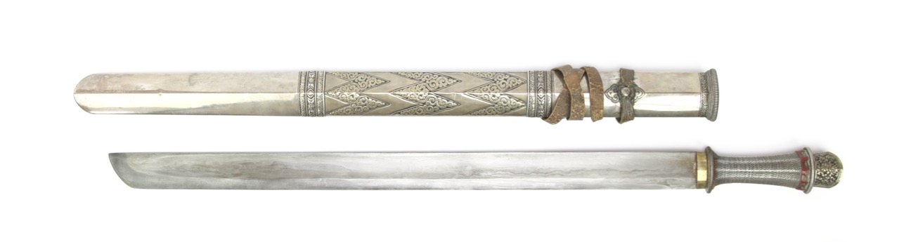 A Bhutanese "churi chenm" sword