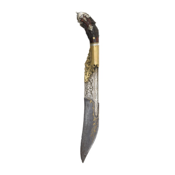 Sinhalese coral hilted knife