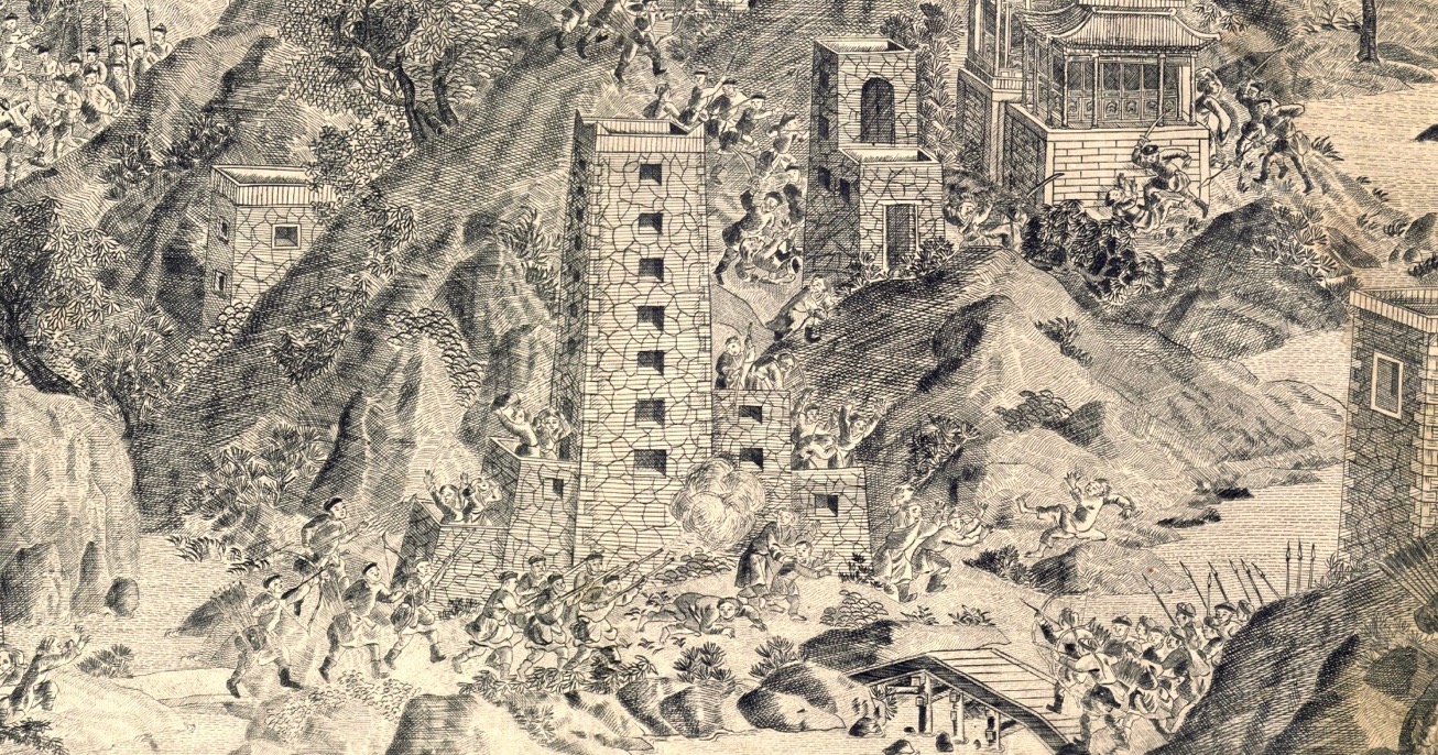 Storming of a tower in the 2nd Jinchuan war