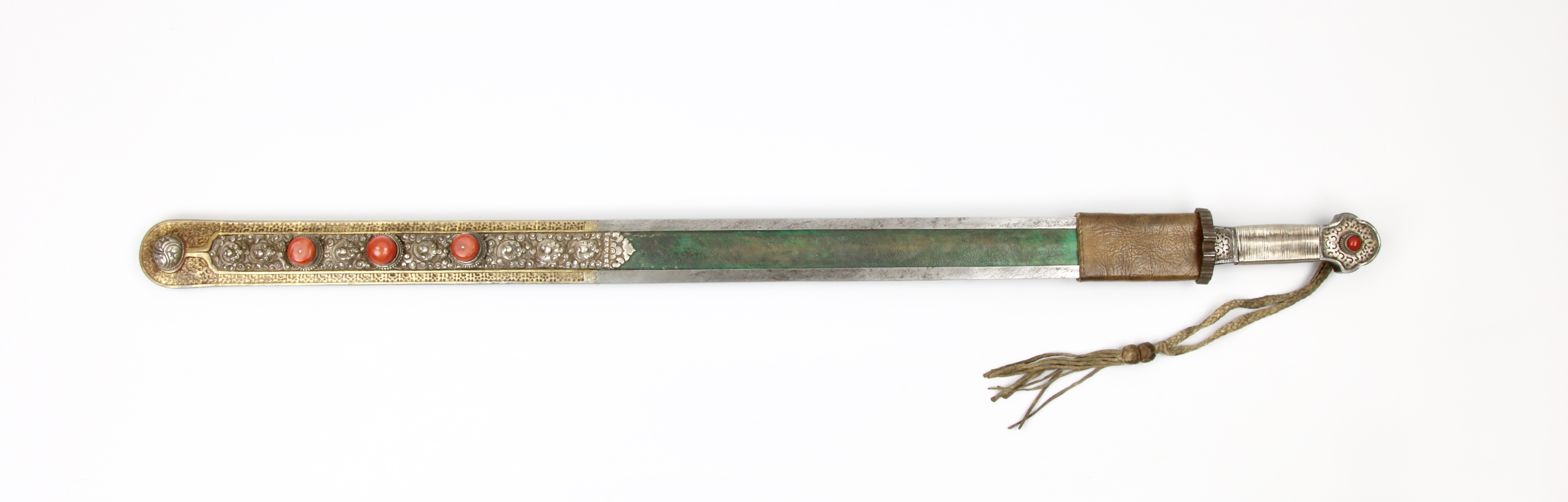 Tibetan sword sheathed