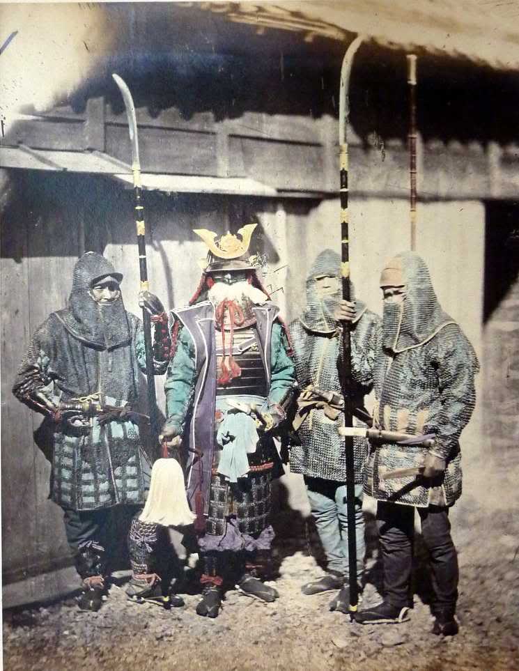 Samurai in mail armor