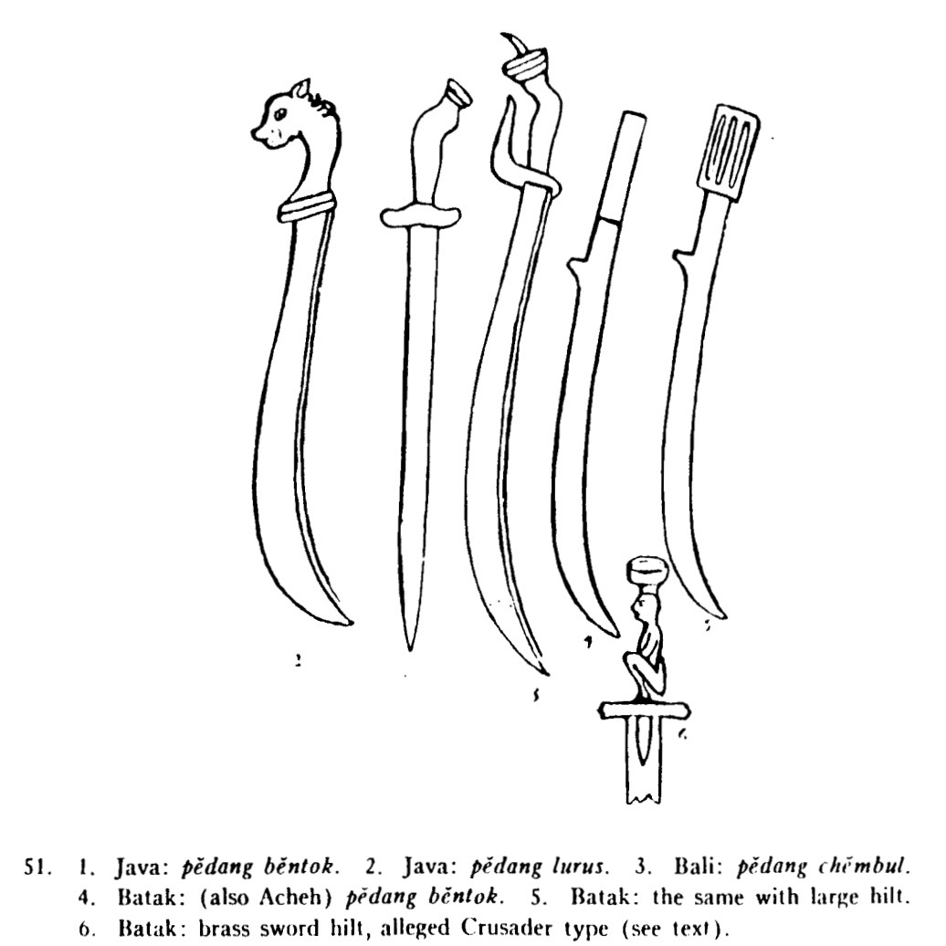 Pedang lurus illustration