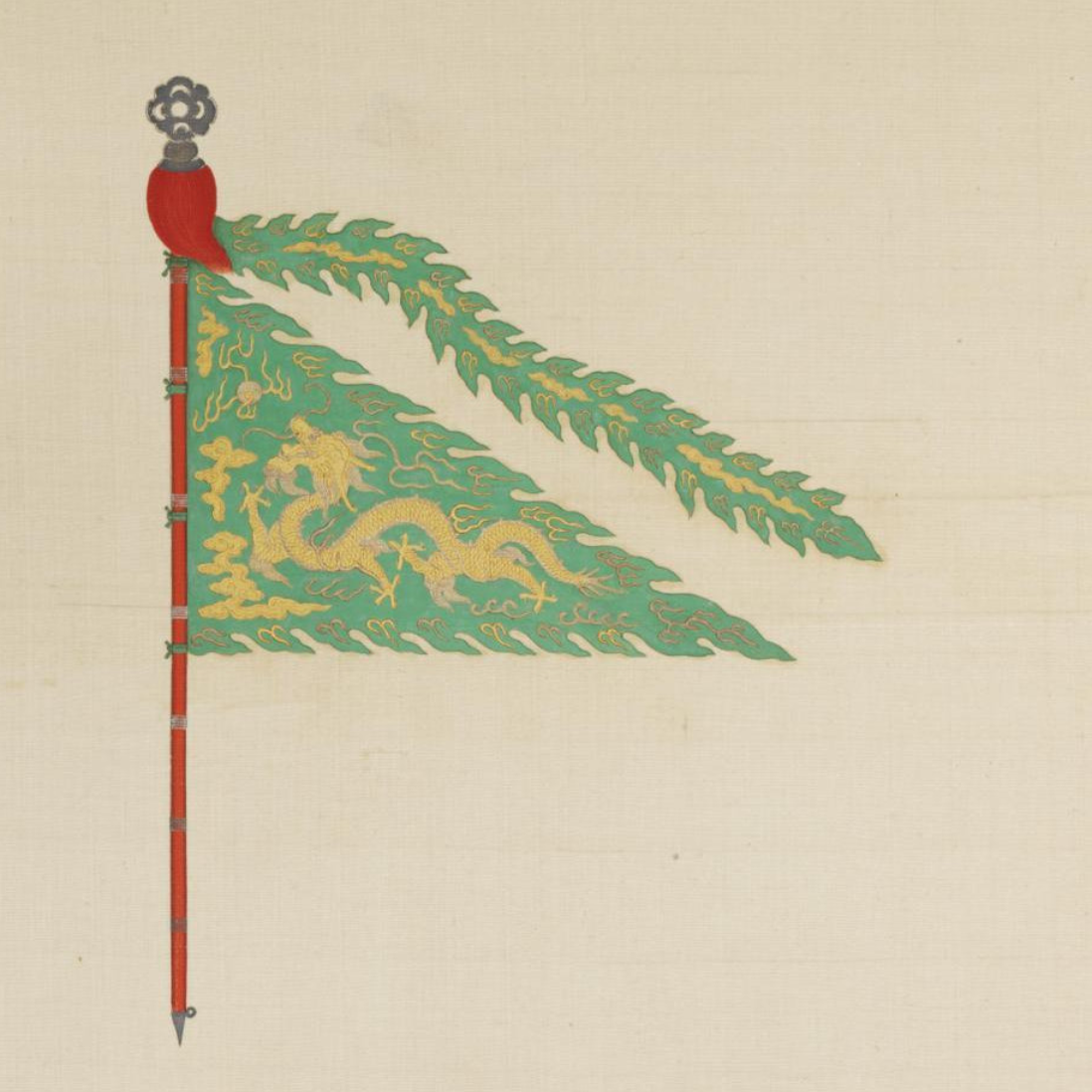 Green Standard Army flag
