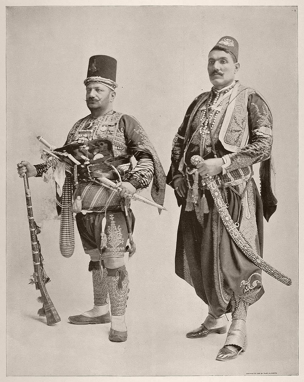 A Janissary at the Chicago world fair in 1893.