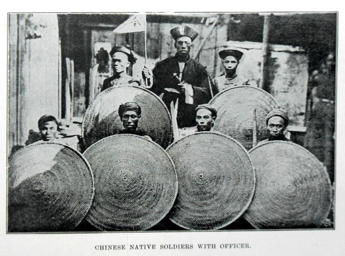 Tegpai soldiers with officer