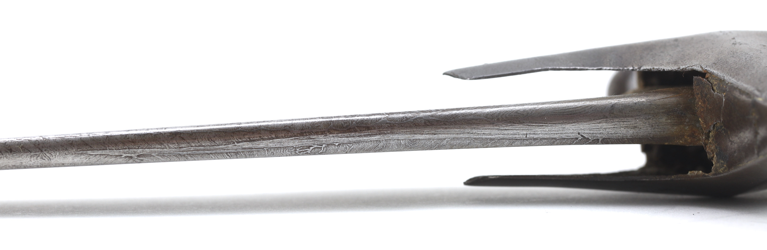 Ottoman twist-core sword spine