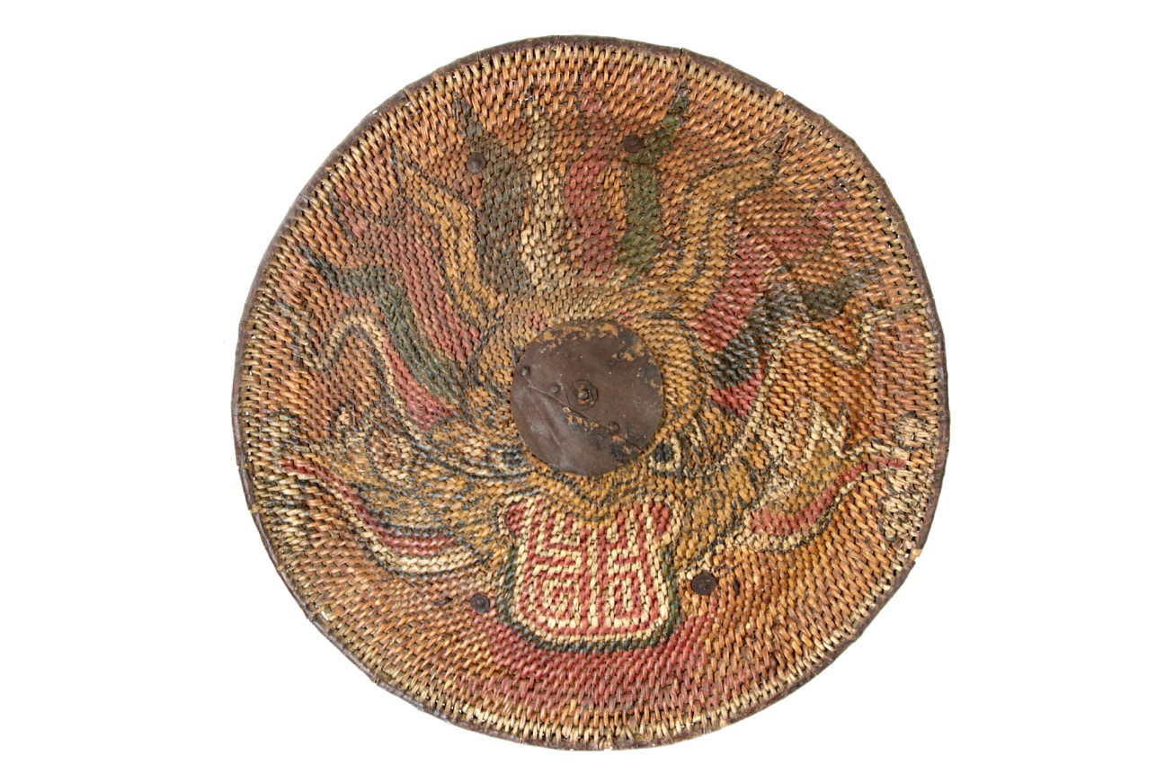 A Vietnamese rattan shield