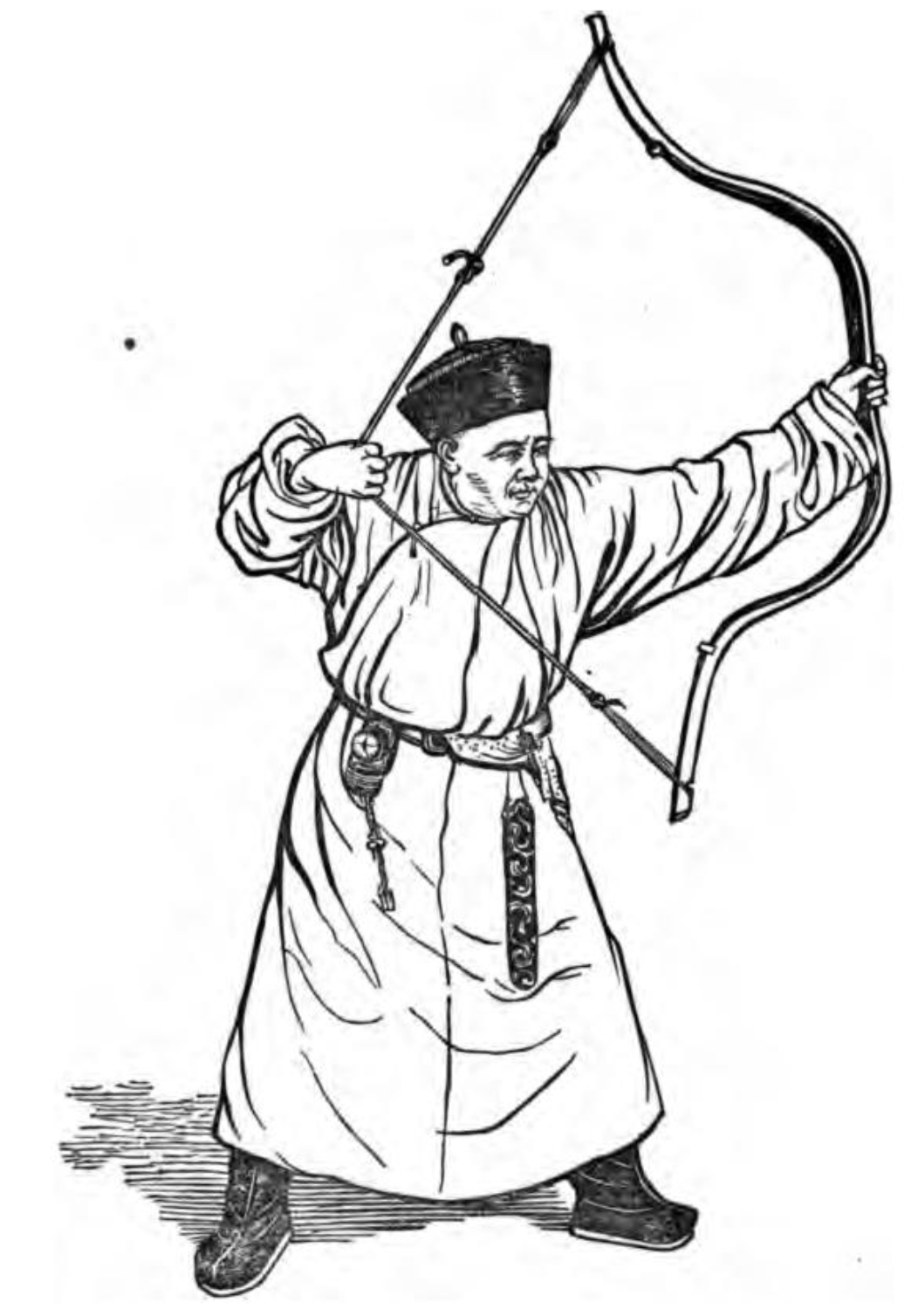 Chinese heavy bow pulling
