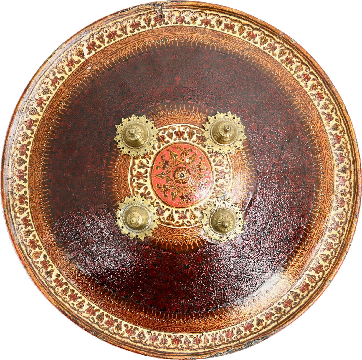 Indian dhal shield by Bhagvan Khoosal