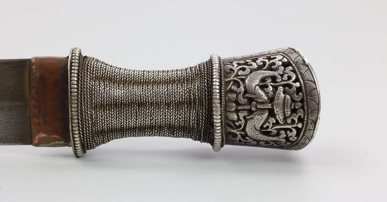 Double-edged Bhutanese dagger