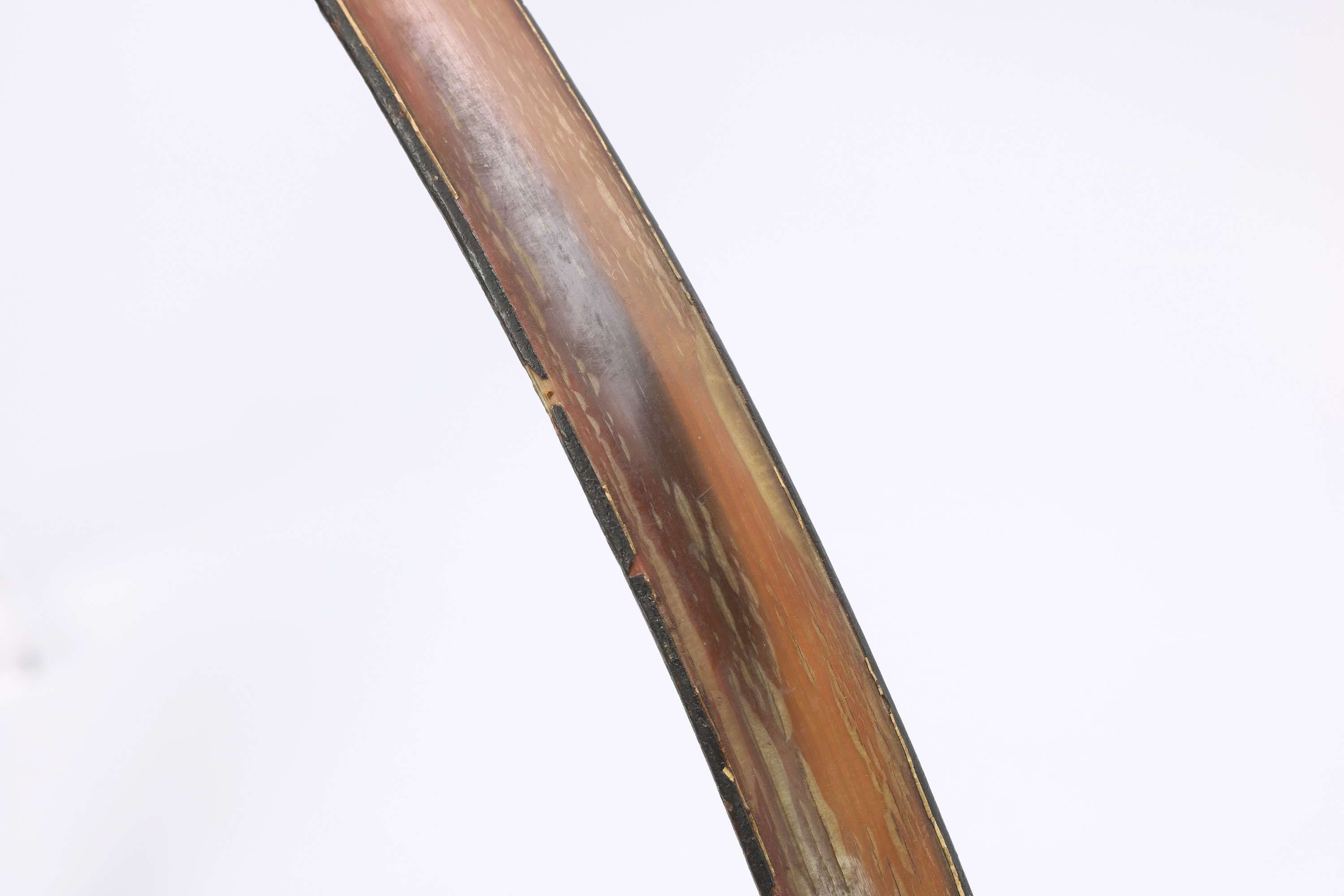 Manchu horn bow with red bellies