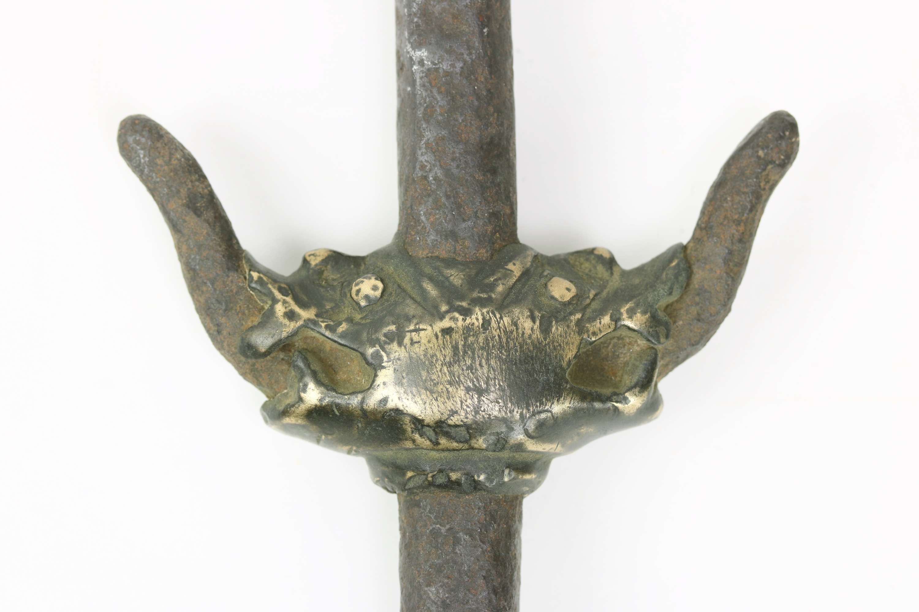 Chinese iron forked mace