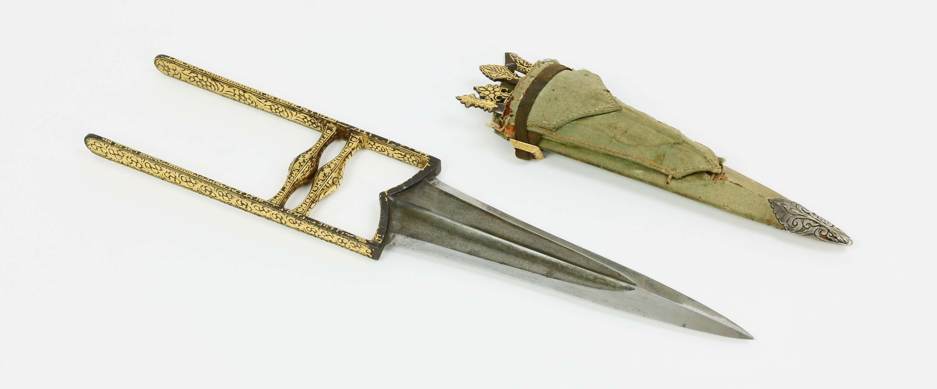 North Indian katar with tools