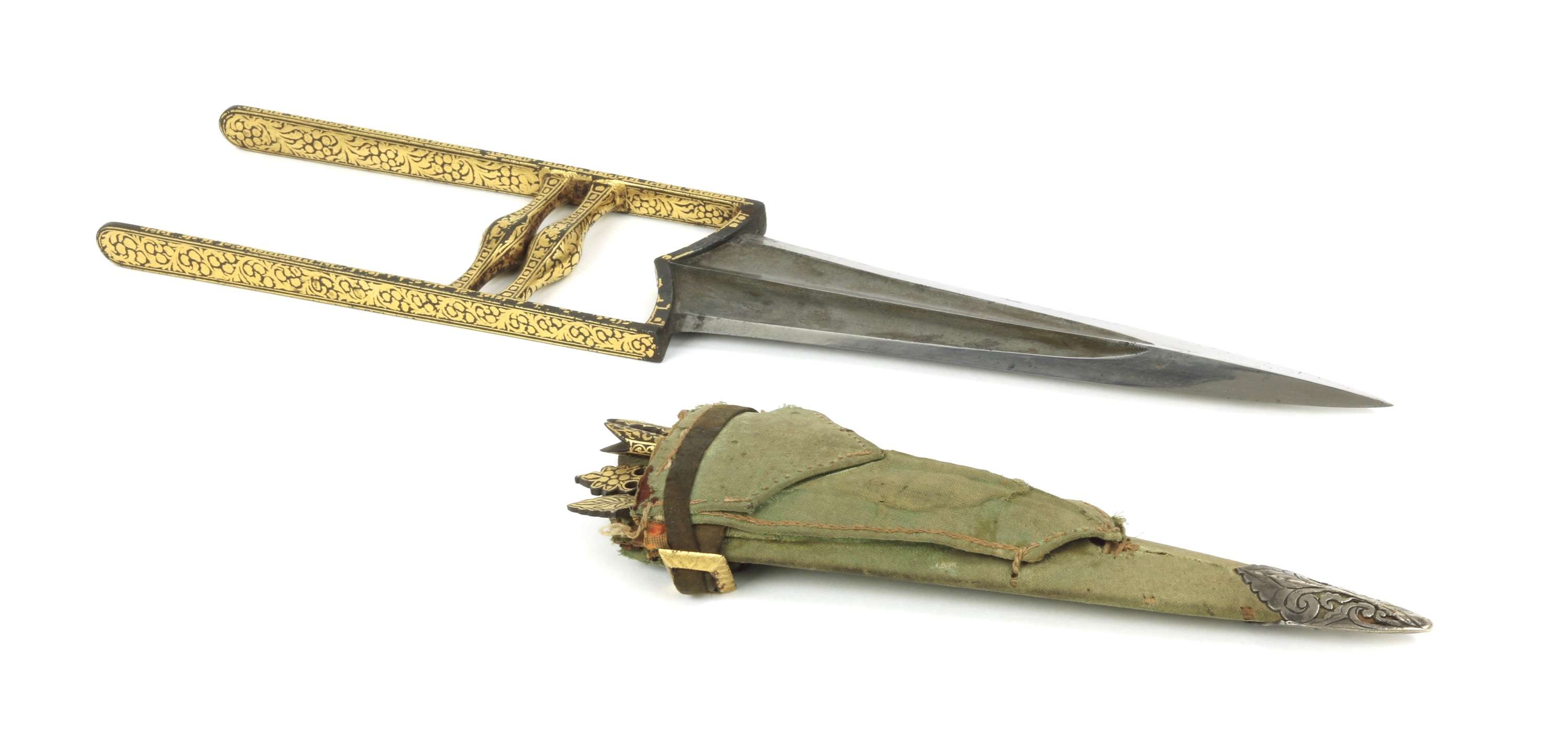 North Indian katar with tools