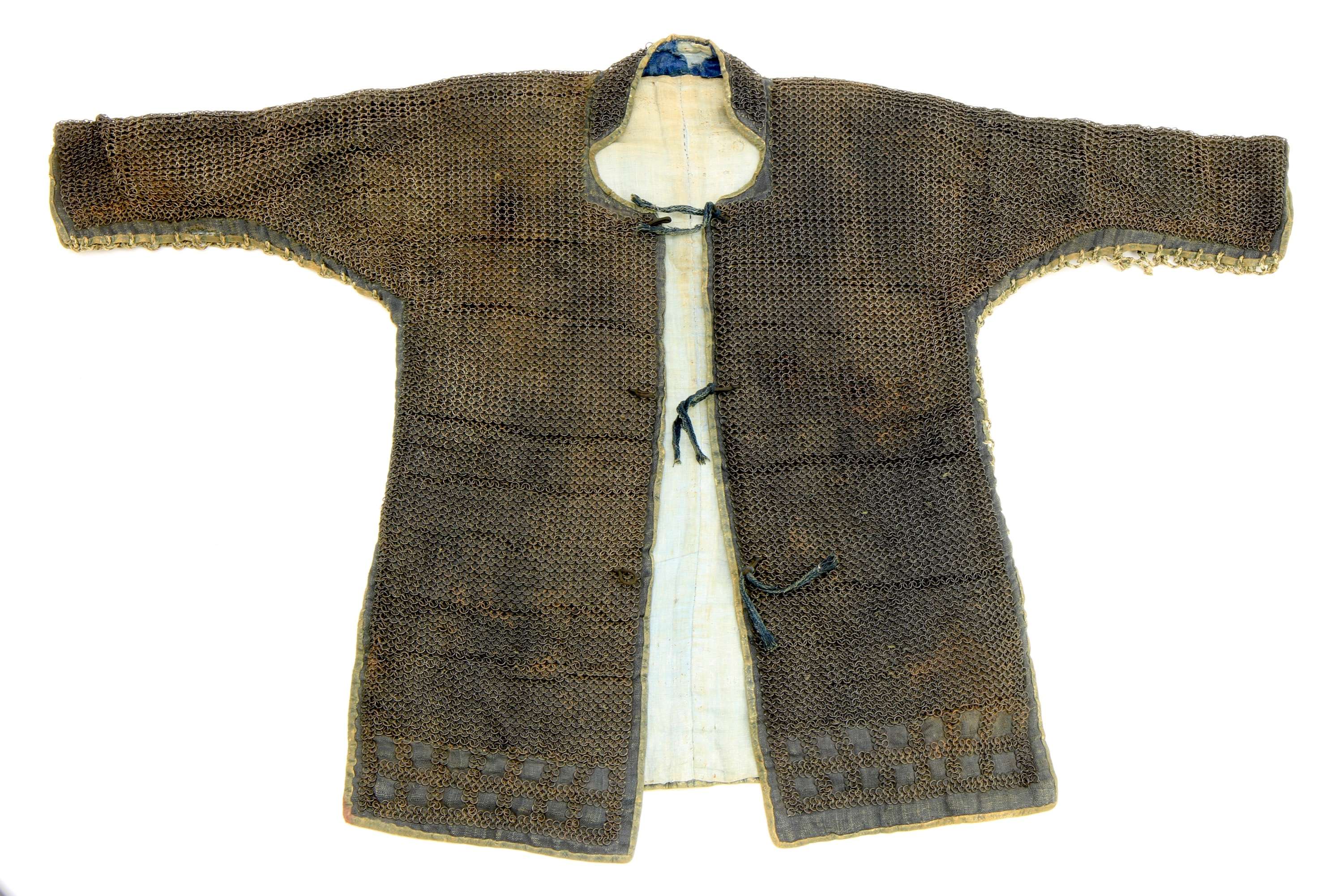 Japanese mail armor and coif kusari katabira zukin
