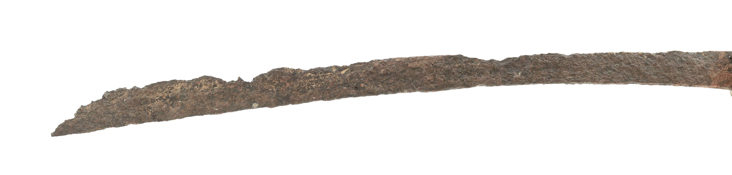 Old excavated southeast asian dha sword