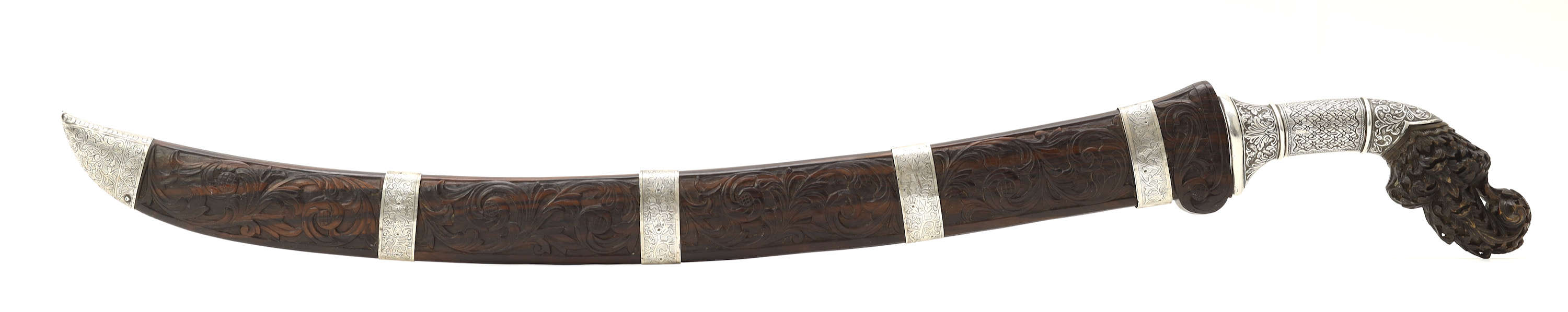 Palembang pedang benkok with twistcore blade