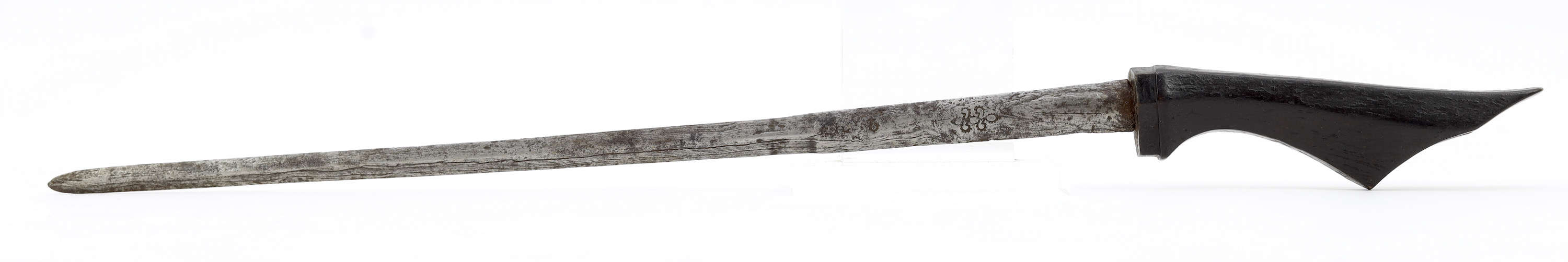 Old Javanese dagger with stiletto blade