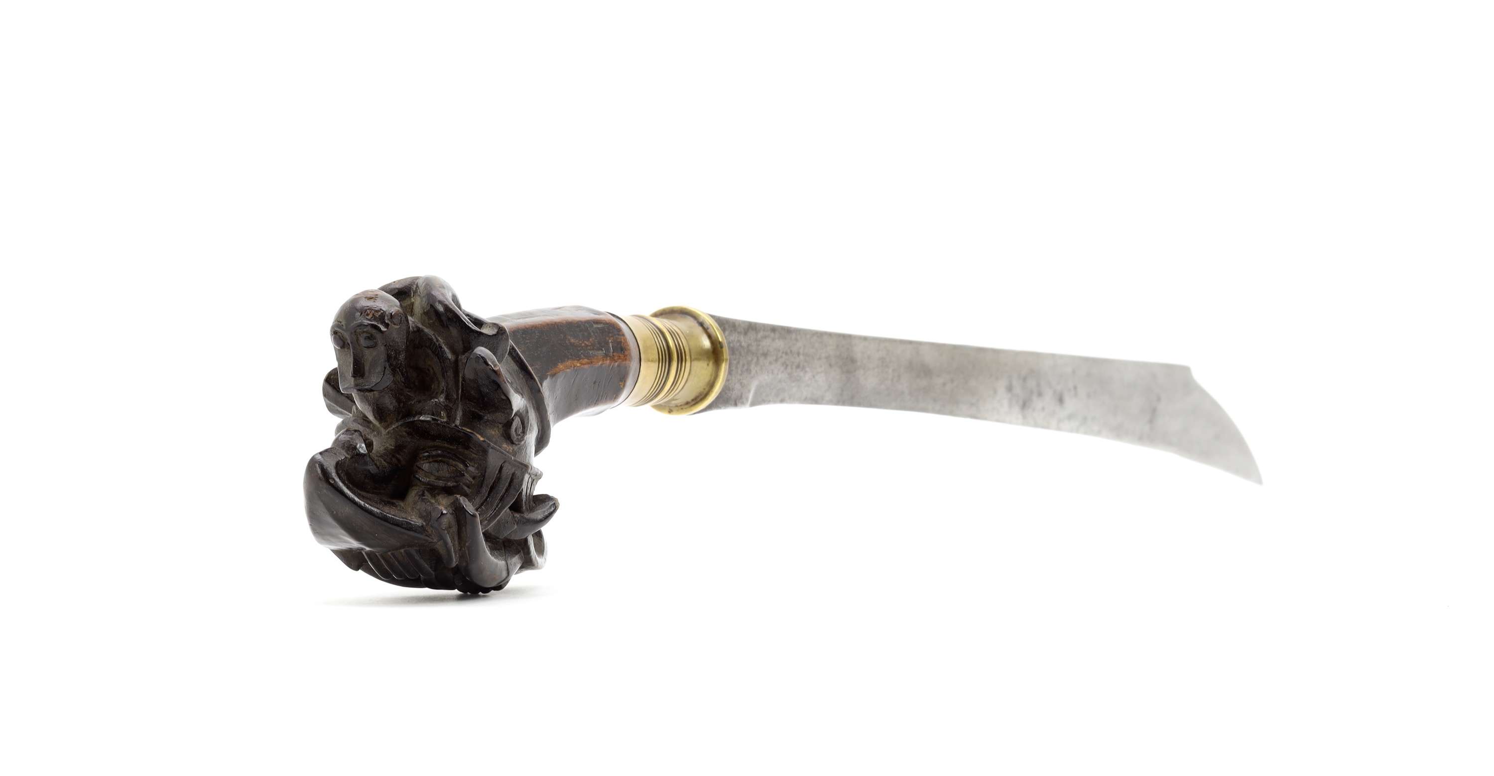 Fine and complete antique Nias sword called belatu