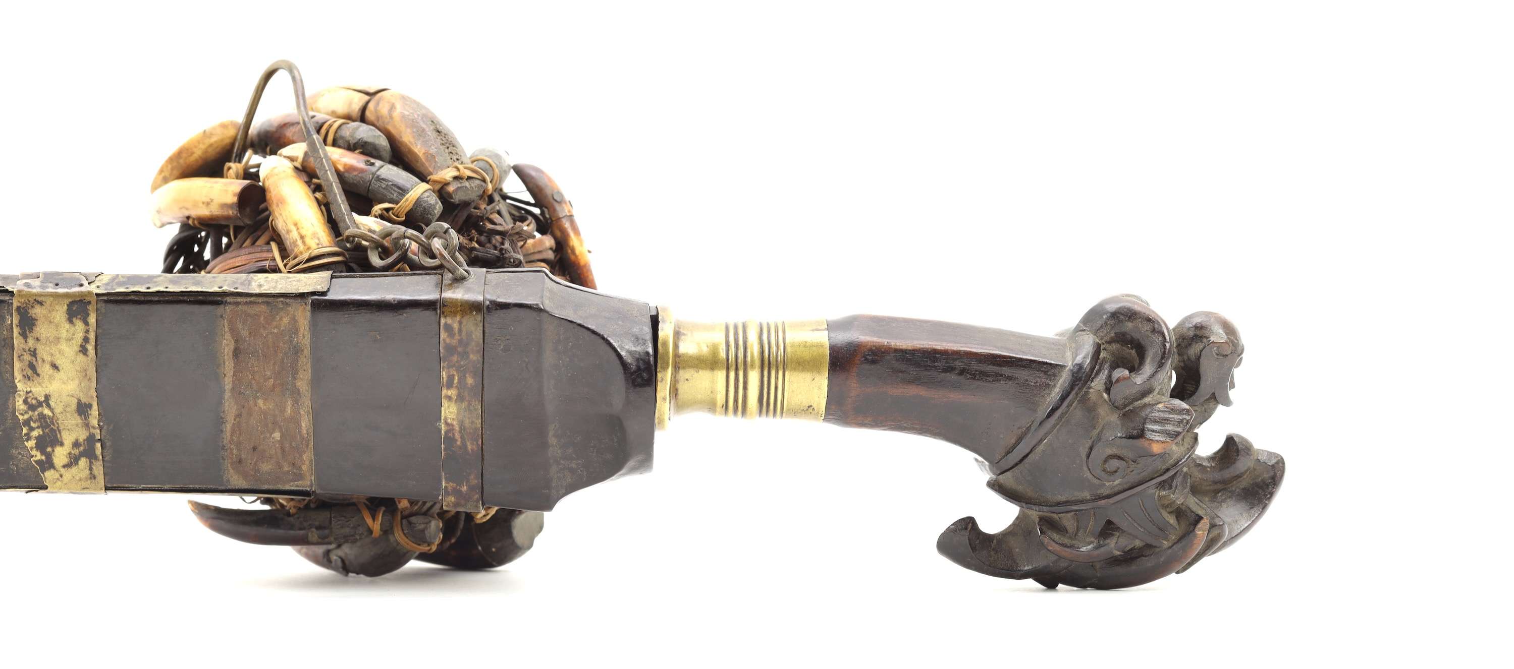 Fine and complete antique Nias sword called belatu