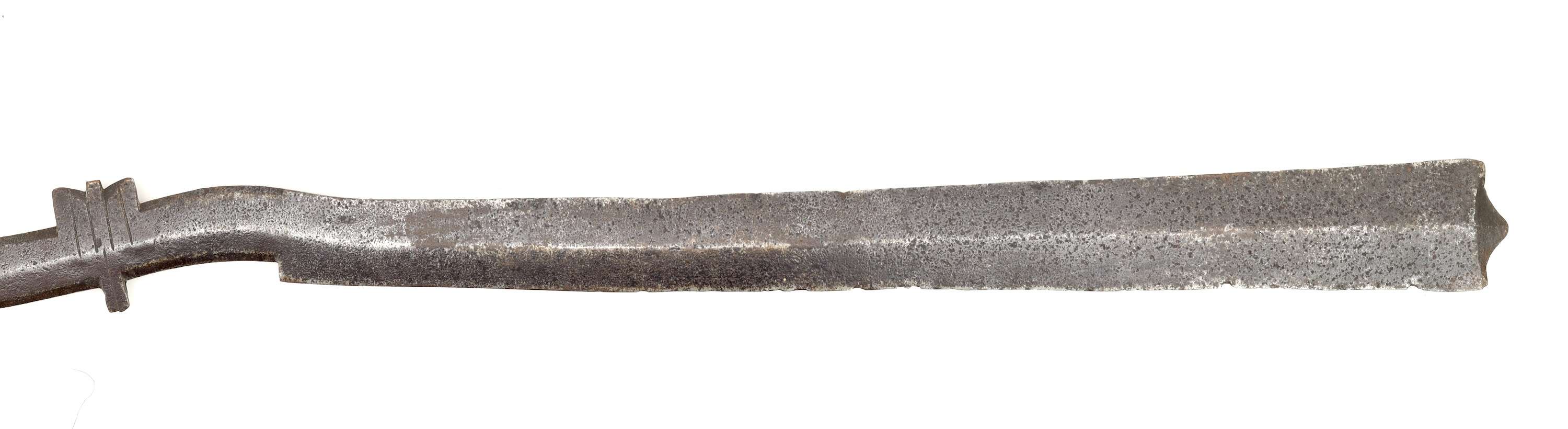 A milam sword of the Garo headhunters of Assam
