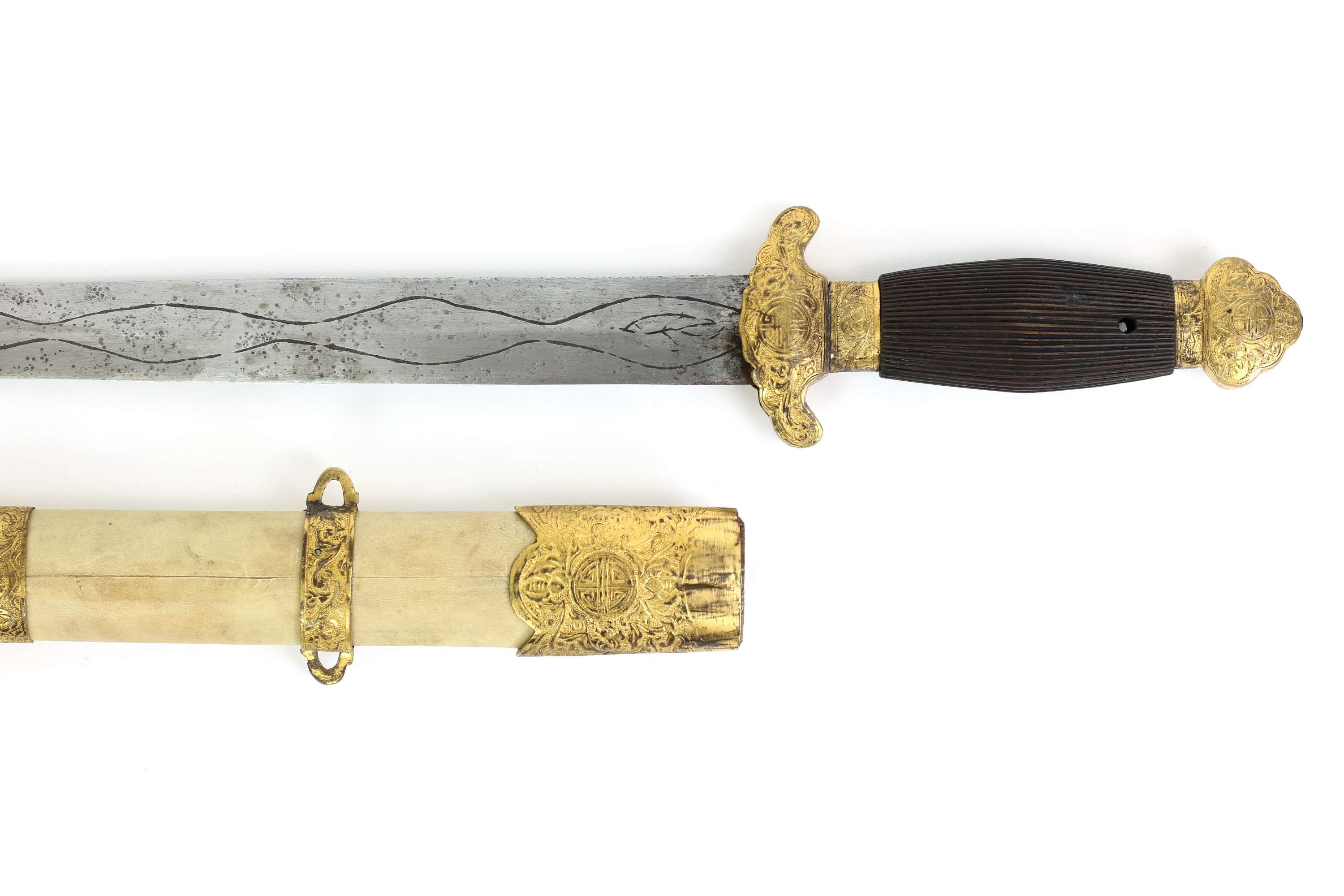 Fine gilt Chinese sword duanjian
