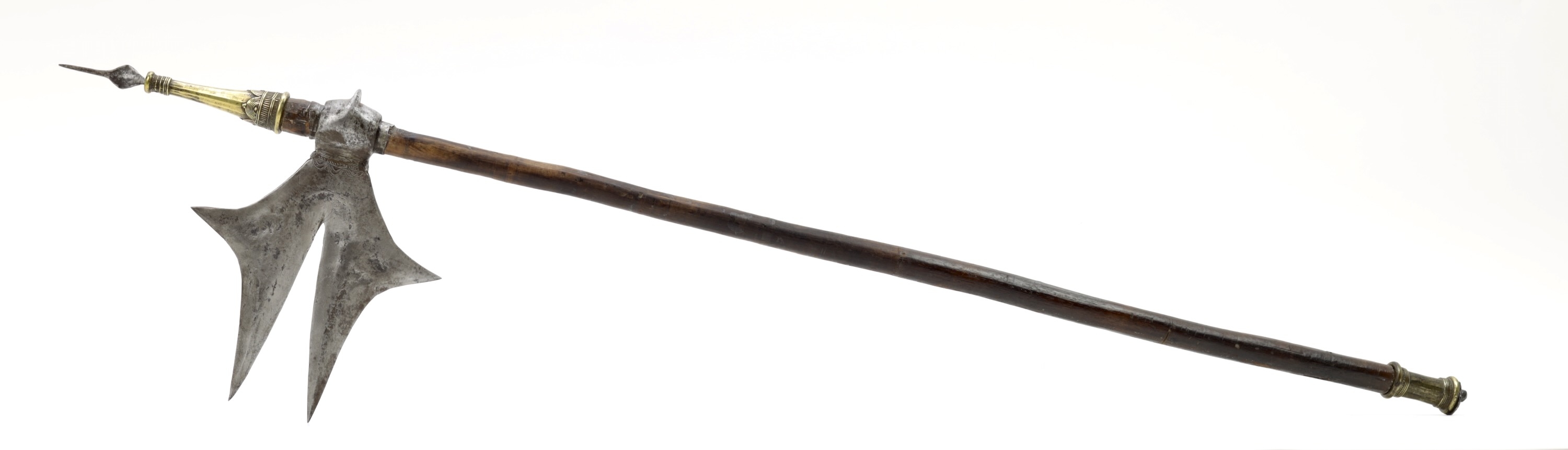 Rare bifurcated Khond bullova axe from Chota Nagpur