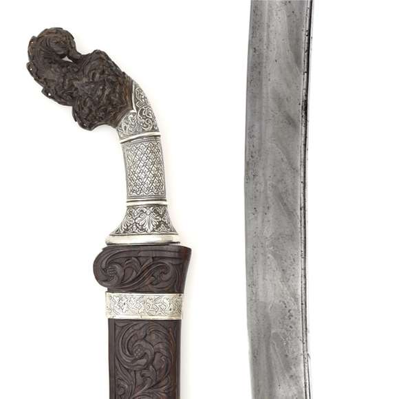 Palembang pedang benkok with twistcore blade