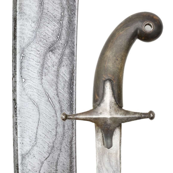 Ottoman sword with twist-core blade