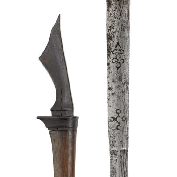 old Javanese dagger with stiletto blade logo
